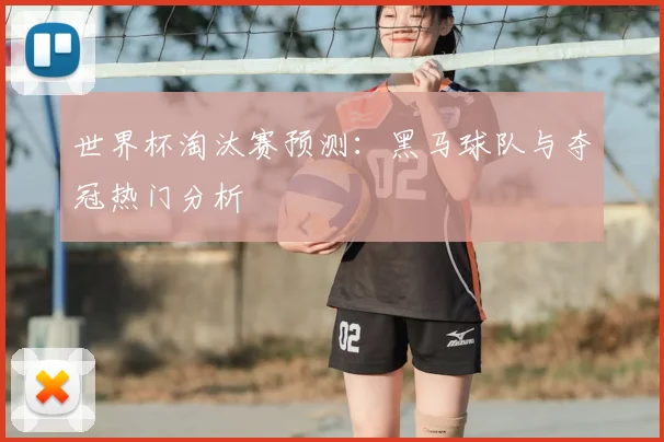 世界杯淘汰赛预测:黑马球队与夺冠热门分析
