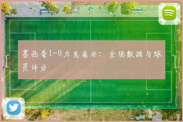 墨西哥1-0力克南非：全场数据与球员评分